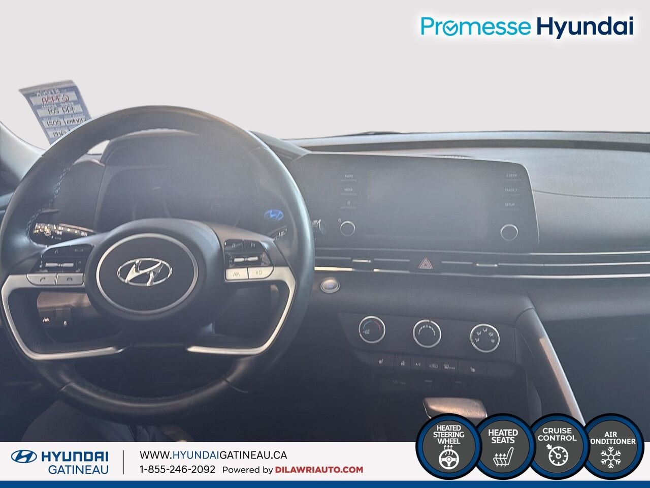 2021 Hyundai Elantra Preferred IVT*** sieges chauffants, volant chauffants , certifier*** Grey Ottawa & Gatineau - photo #7