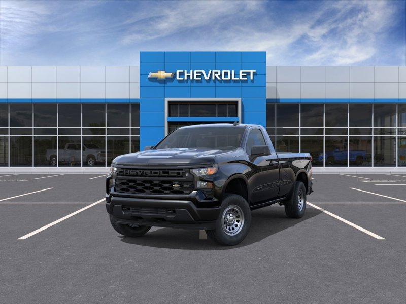 CHEVROLET Silverado 1500 WT cabine classique 4RM 140 po 2026 NOIR