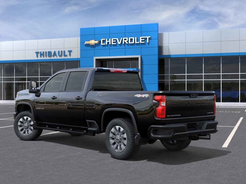 CHEVROLET Silverado 2500HD Custom cabine multiplace 4RM 159 po 2026 NOIR Sherbrooke - photo #2