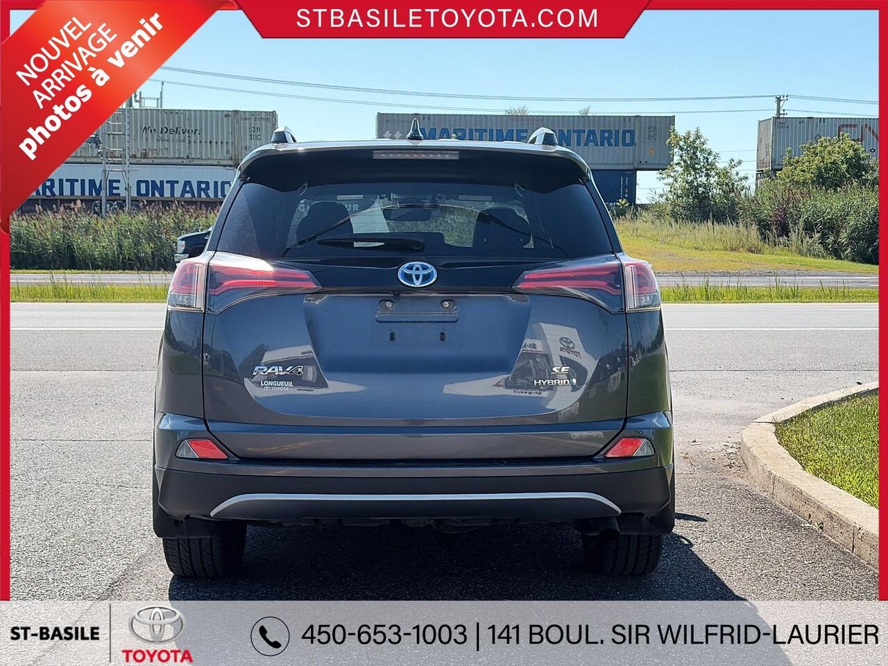 TOYOTA RAV4 Hybride 2018 Gris Saint-Basile-le-Grand - photo #2