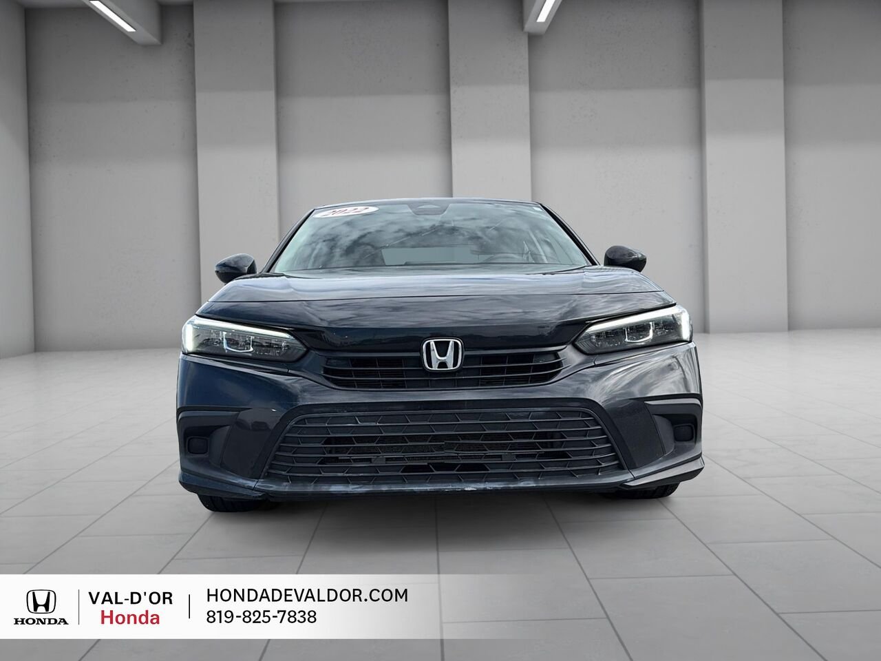 Honda Civic Berline LX CVT 2022 Noir Val-d'Or - photo #1