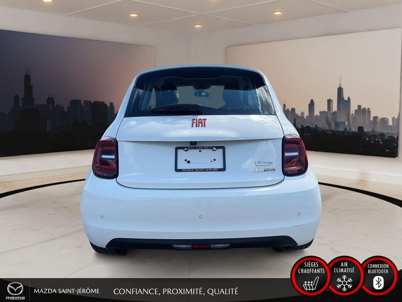 FIAT 500e Édition (RED) | CLEAN CARFAX | 2024 Blanc Saint-Jérôme - photo #6