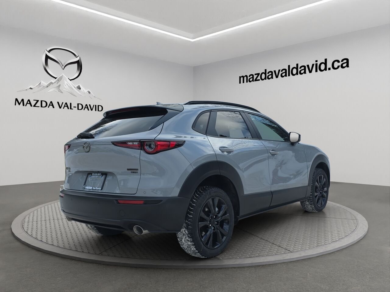 2026 Mazda CX-30 GT turbo, awd, toit ouvrant, Écran 360 degré, Navigation, chargeur sans fil pour cellulaire Aero Grey Metallic Val-David - photo #19