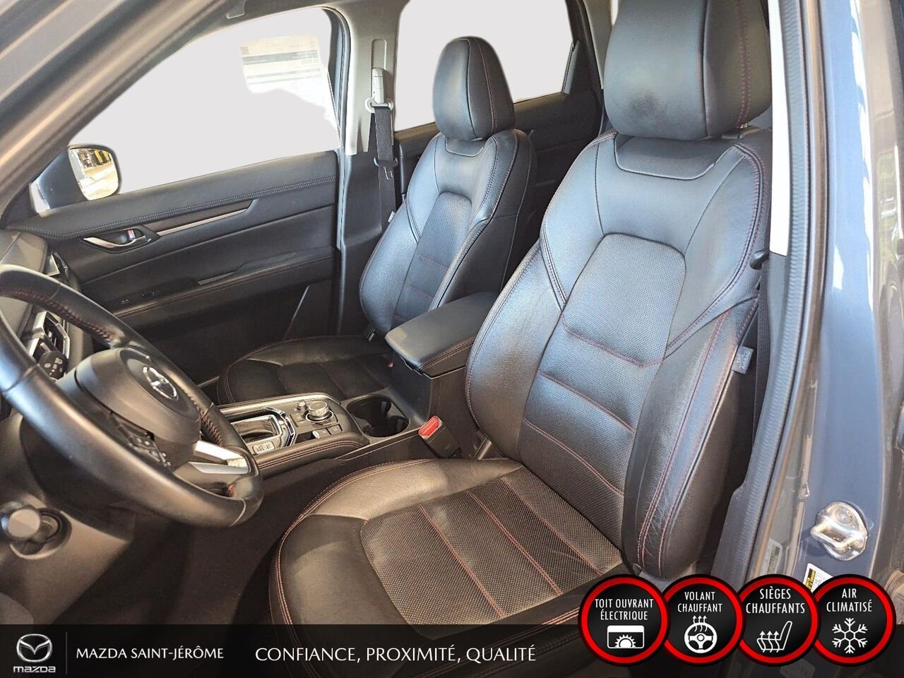 2021 Mazda CX-5 Édition Kuro | CUIR | TOIT OUVRANT | AWD | Grey Saint-Jérôme - photo #17