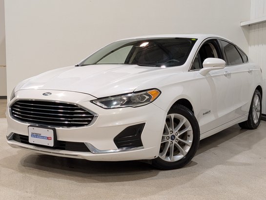 2019 Ford Fusion Hybrid White