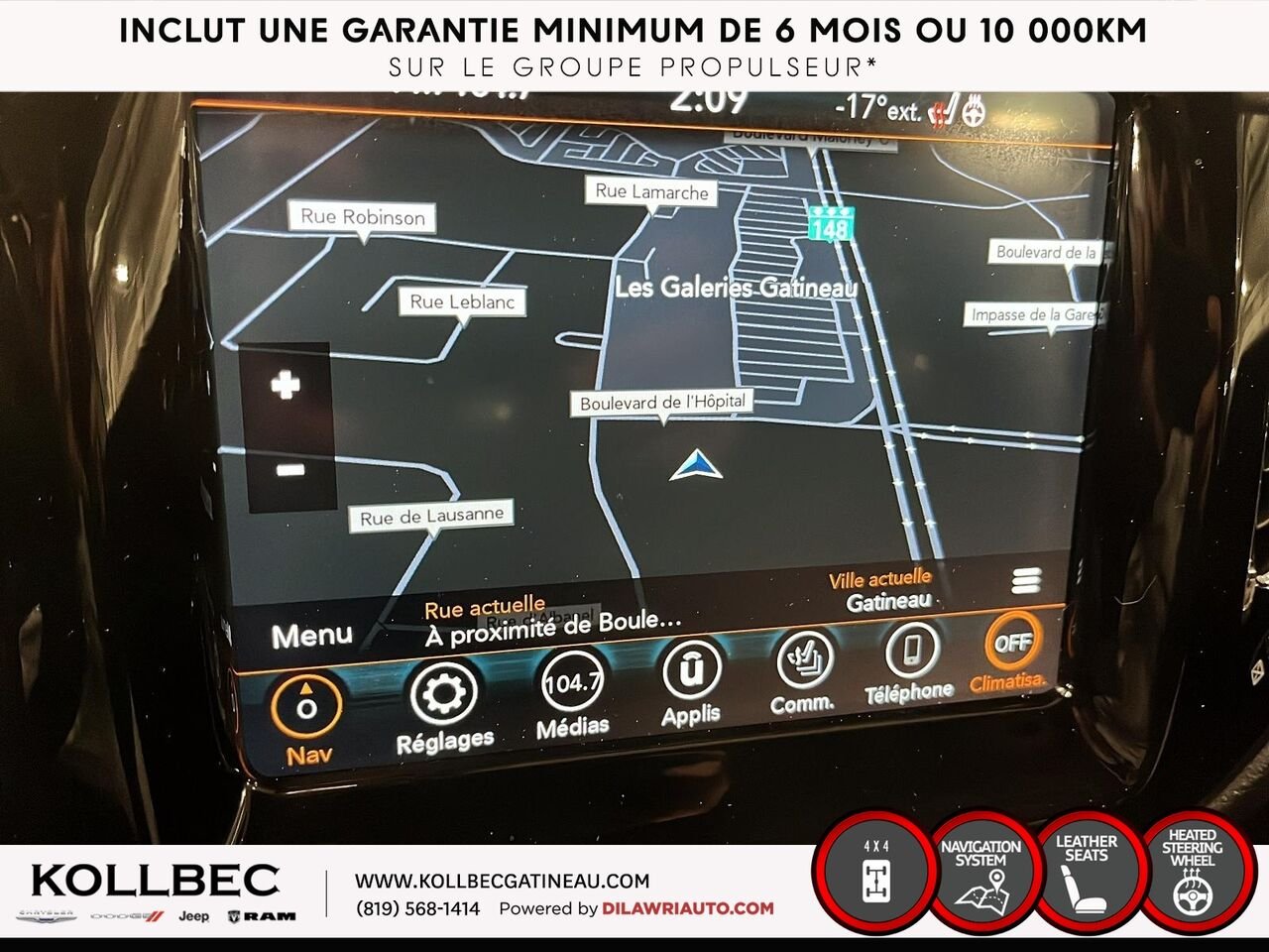 Jeep Compass NORTH AWD 2020 Blanc Ottawa & Gatineau - photo #3