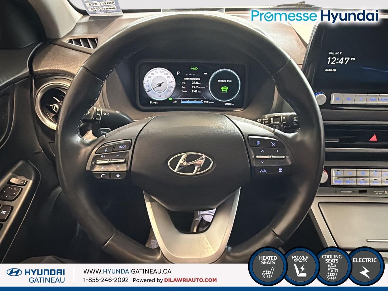 2023 Hyundai Kona Electric White Gatineau - photo #10