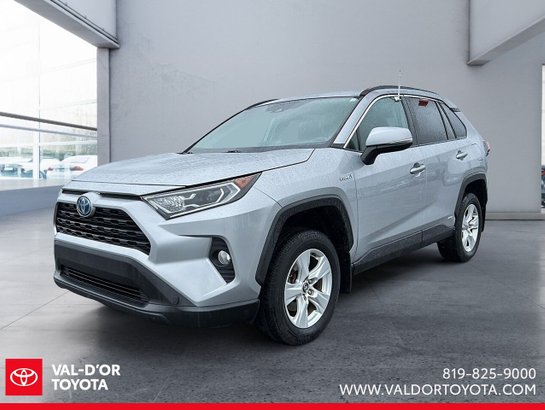 Toyota RAV4 XLE hybride 2019 2019 Ciel argent métallisé