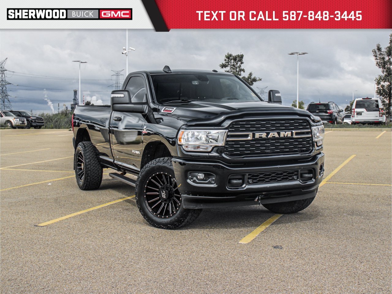 2024 Ram 3500 Big Horn 4x4 Reg Cab 8' Box Black Sherwood Park - photo #0