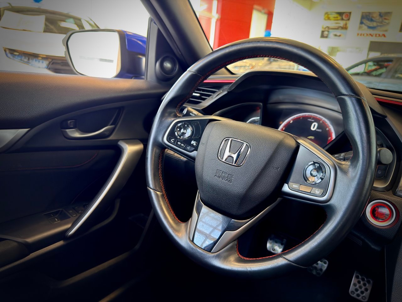 2020 Honda Civic Si Coupe Blue Notre-Dame-des-Prairies - photo #21