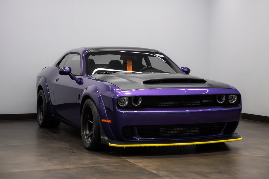 2018 Dodge Challenger SRT Demon RWD | Crate included & Sunroof Option Purple Kirkland - photo #2