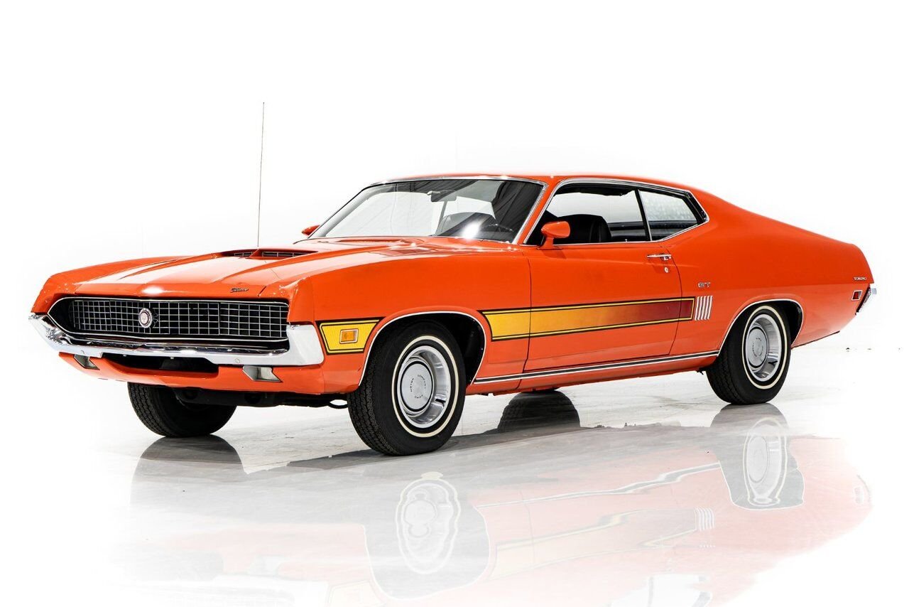 Ford Torino PRIX EN USD | GT Survivor. 33,462 original miles 429cu.in. 1970 Orange Montréal - photo #0