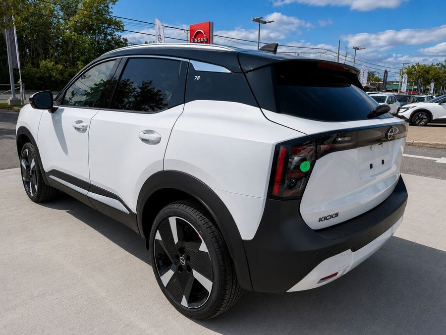 NISSAN Kicks 2026 2026 Blanc d'Aspen triple couche/Noir intense