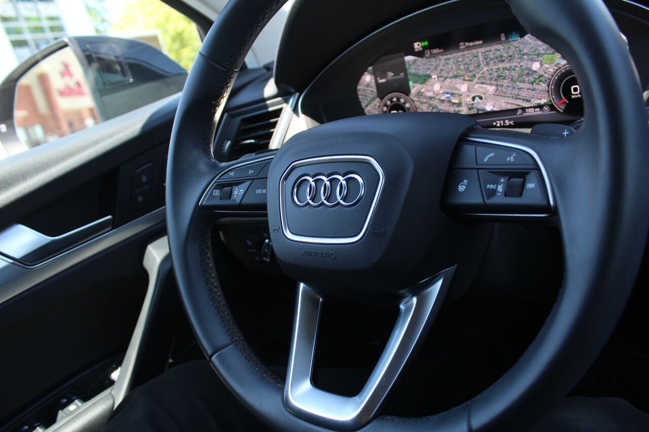 2022 Audi Q5 VIN: WA1EABFY3N2063336 Black Sainte-Rose - photo #13