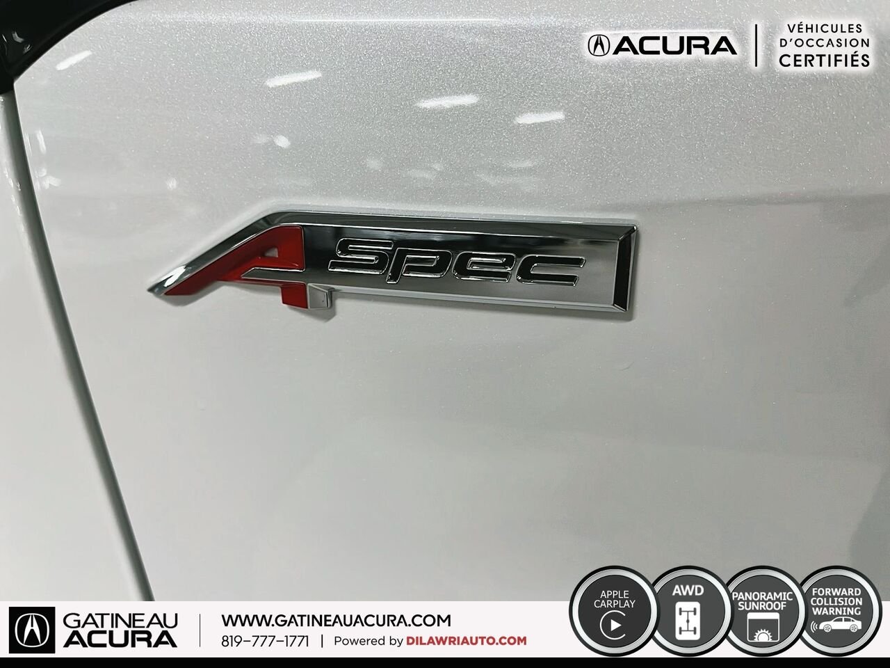 2025 Acura ADX A-Spec AWD White Ottawa & Gatineau - photo #17