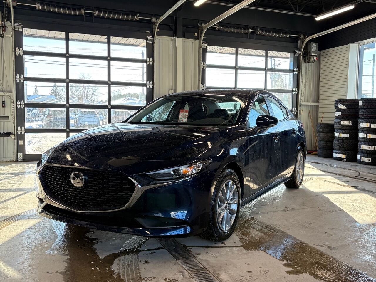 2026 MAZDA Mazda3 GX TA Deep Crystal Blue Mica Châteauguay - photo #2