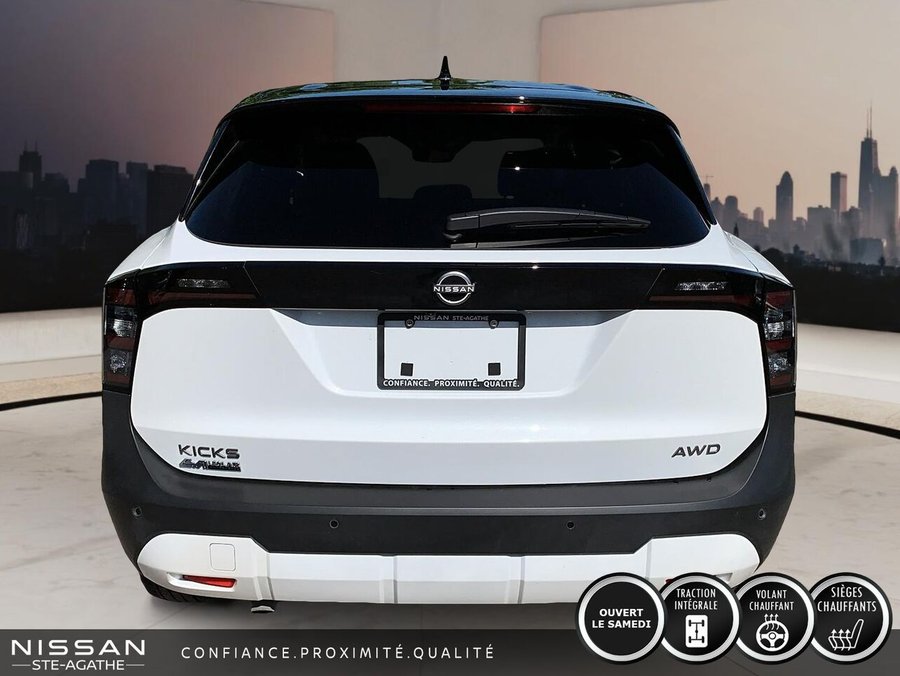 Nissan Kicks SV | AWD | BANCS CHAUFFANTS | MAGS | 2026 Blanc