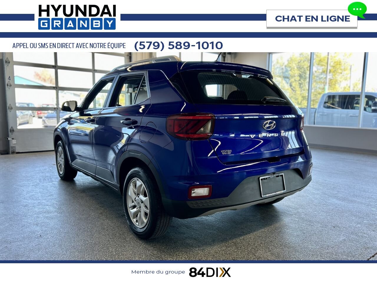 2024 Hyundai Venue Blue Granby - photo #4