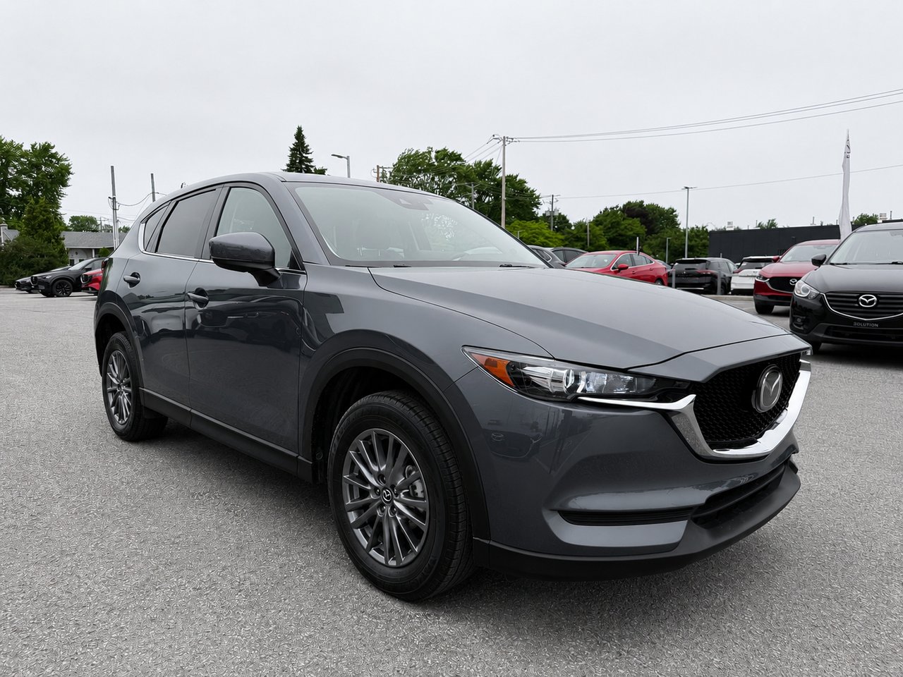 Mazda CX-5 JAMAIS ACCIDENTÉ / SEULEMENT 38 500 KM ! / APPLE CARPLAY ET ANDROID AUTO 2021 Gris Châteauguay - photo #3