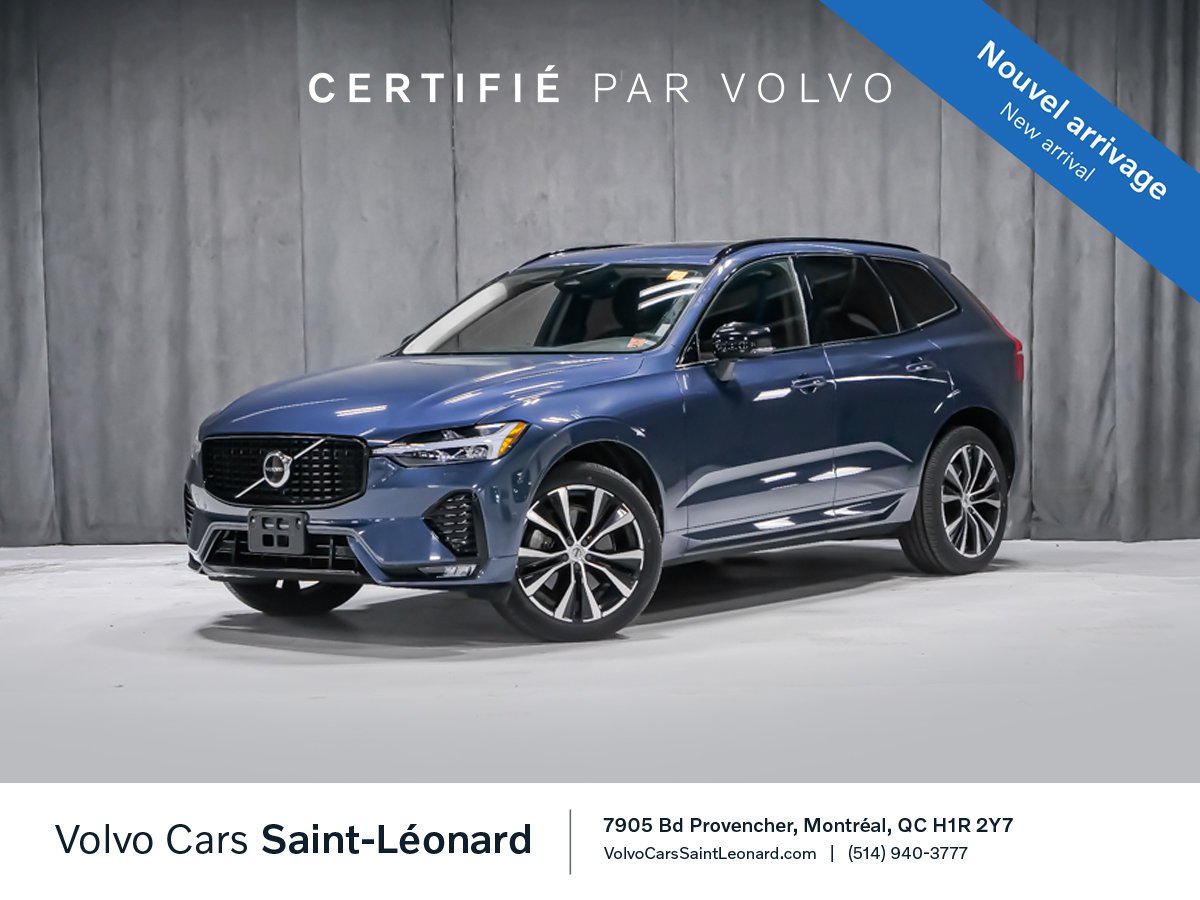 2023 Volvo XC60 B6 PLUS DARK Blue Montreal - photo #0