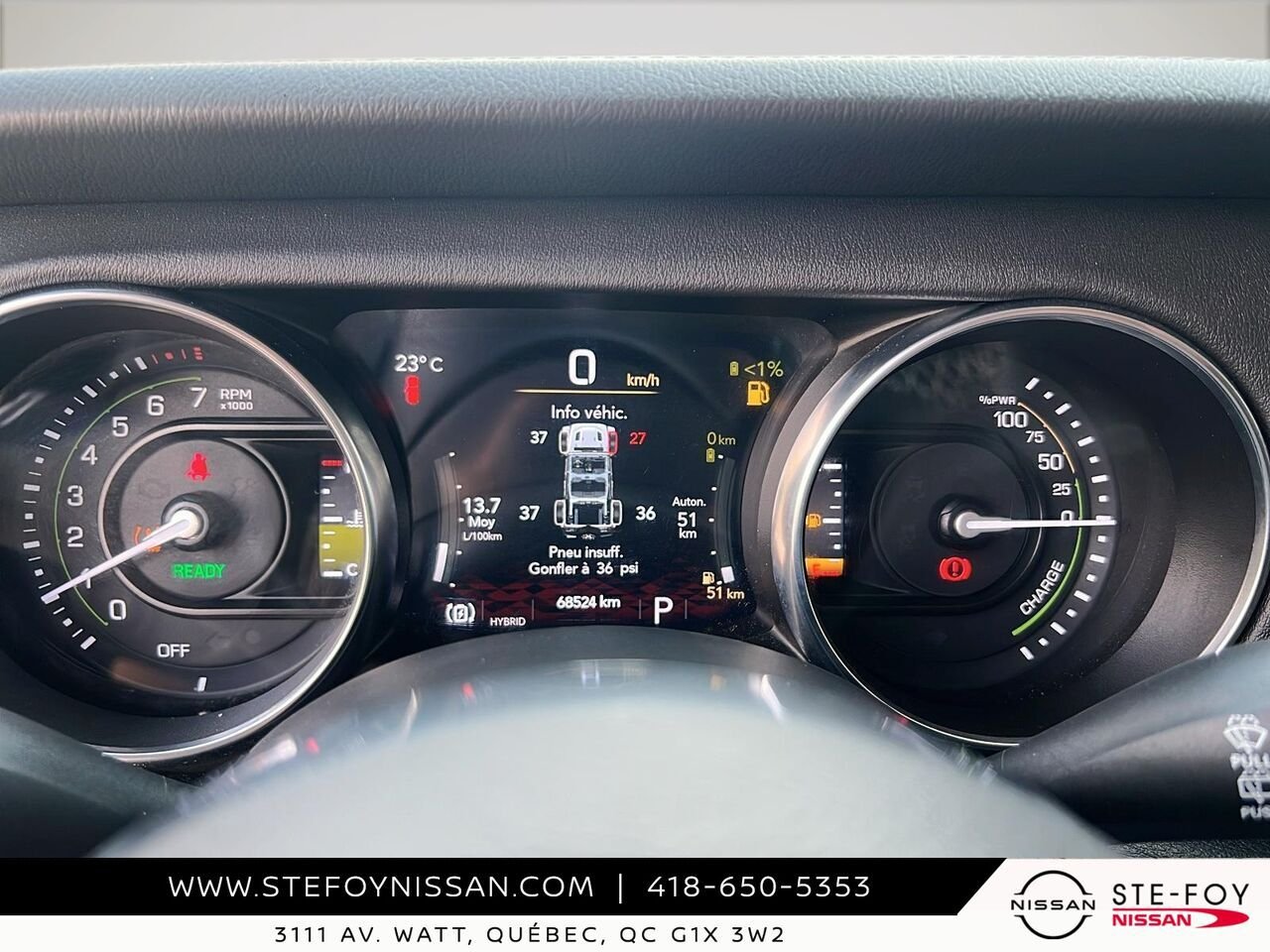 Jeep Wrangler 4xe SAHARA UNLIMITED 2022 Gris Ste-Foy - photo #12