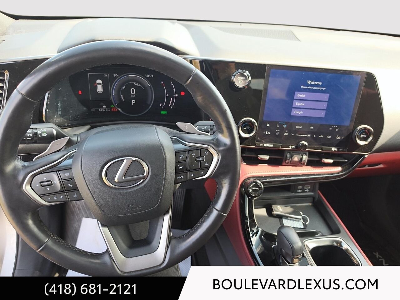 Lexus NX 19935A | NX 350h TI 2024 Argent Québec - photo #13