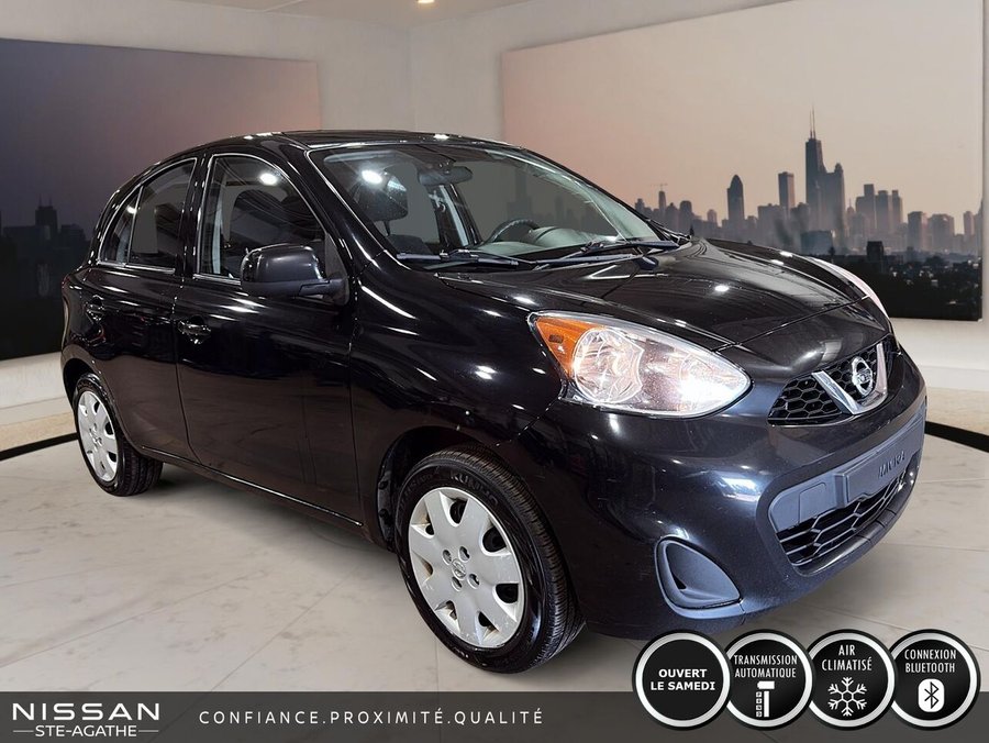 Nissan Micra SV | AUTOMATIQUE | CLIMATISATION | JAMAIS ACCIDENTÉ 2017 Noir