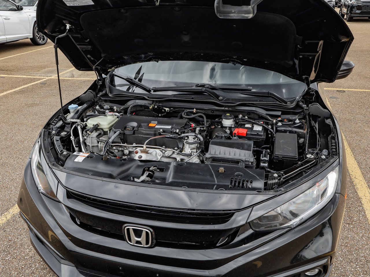2021 Honda Civic Sedan Sport CVT Black Sherwood Park - photo #9