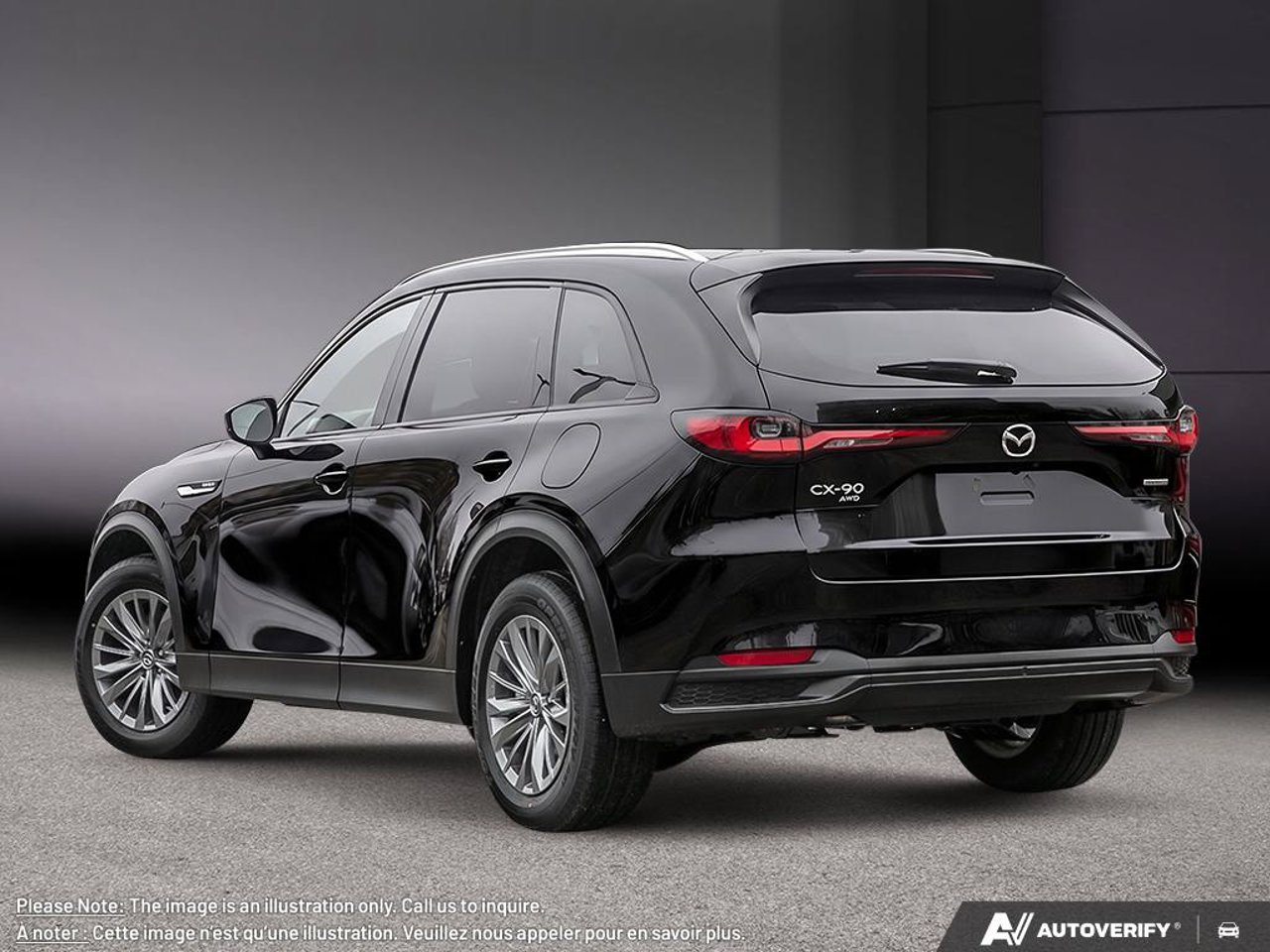 2026 Mazda CX-90 PHEV JM3KKCHA6T1381635 Jet Black Mica Mirabel - photo #3