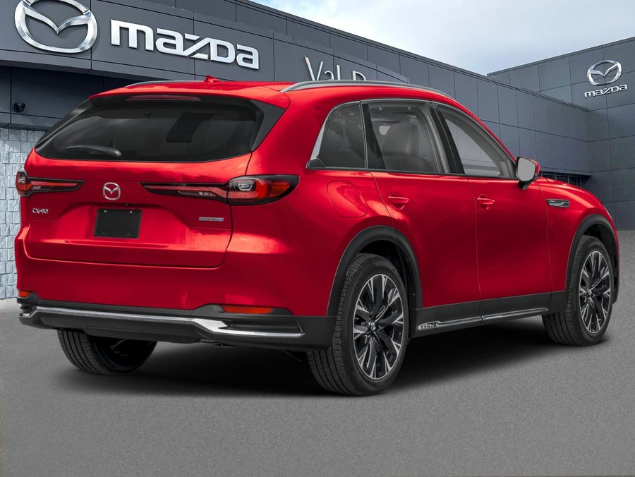 Mazda CX-90 hybride rechargeable GT TI 2026 Rouge vibrant cristal métallisé