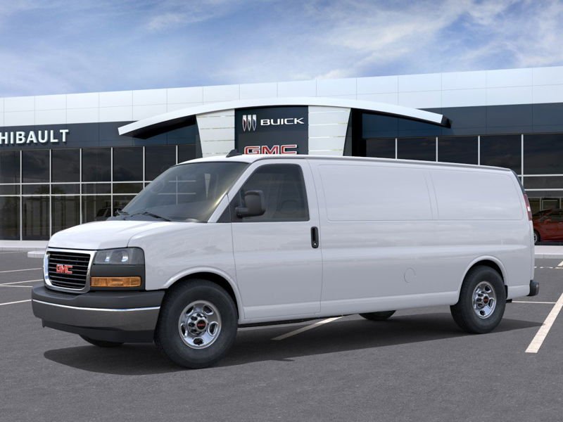 GMC Fourgonnette Savana utilitaire Traction arrière 2500 155 po 2025 BLANC SOMMET Sherbrooke - photo #1
