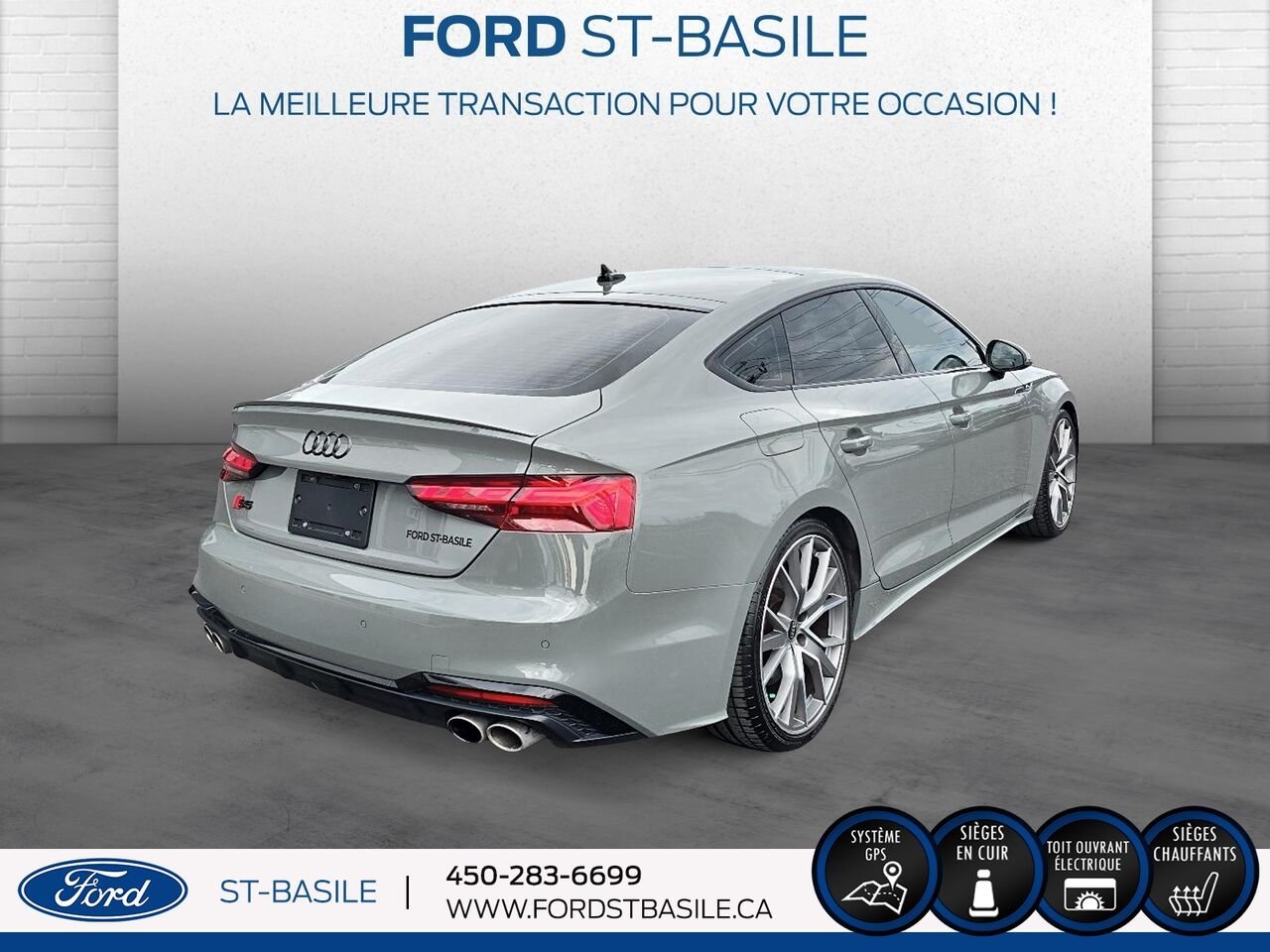 AUDI S5 2022 Gris Saint-Basile-le-Grand - photo #7