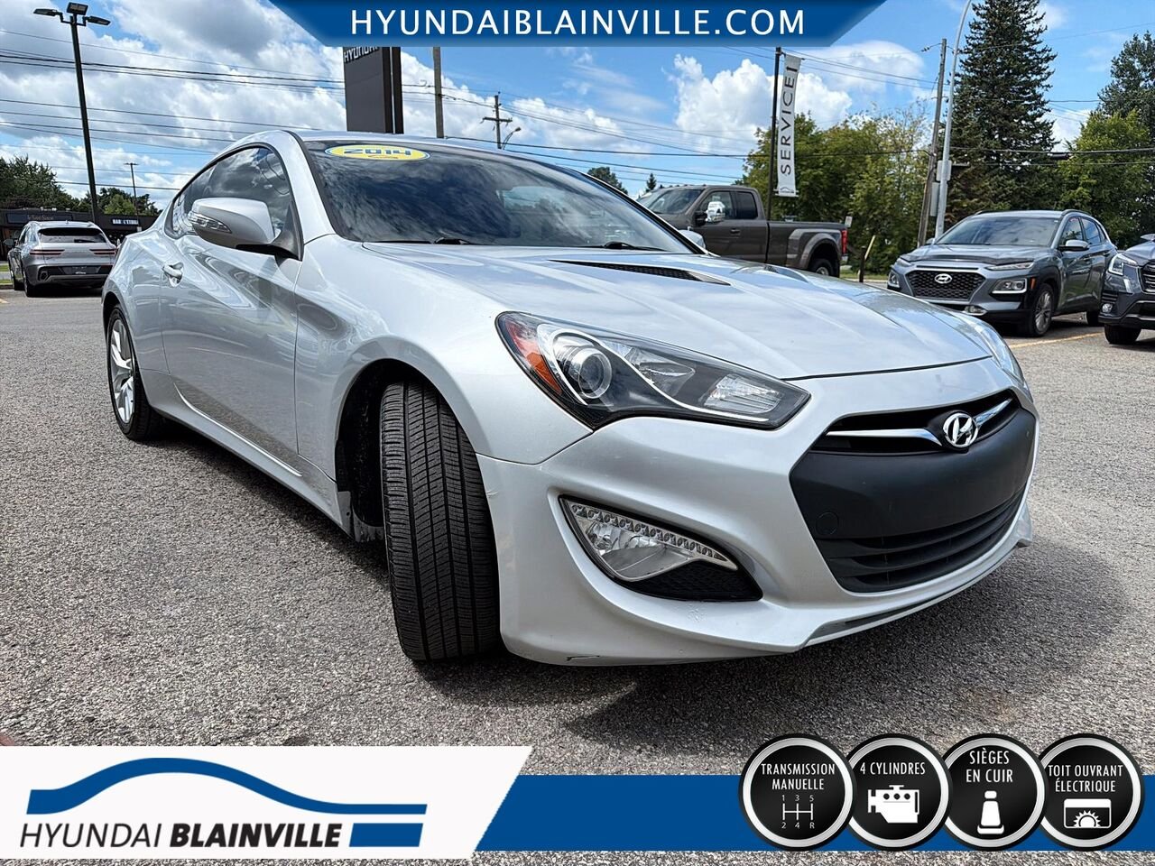 Hyundai Coupé Genesis 2014 Argent Blainville - photo #2