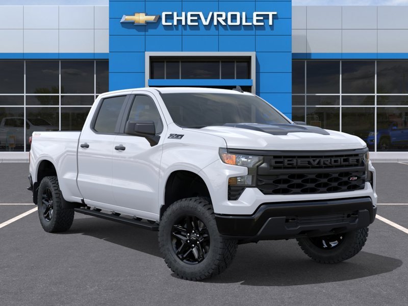 CHEVROLET Silverado 1500 Custom Trail Boss cabine multiplace 4RM 157 po 2026 Blanc sommet Ottawa & Gatineau - photo #6