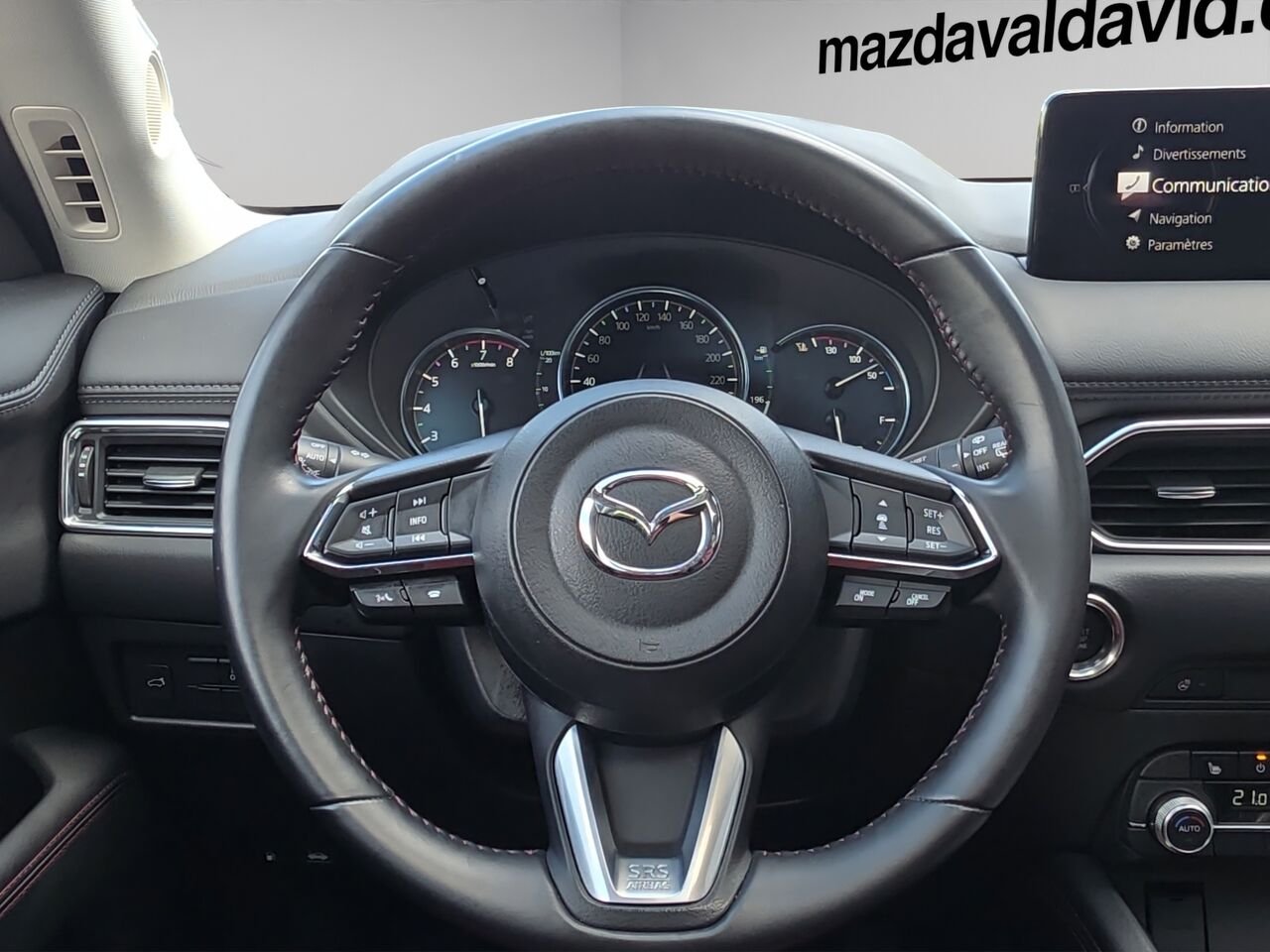 Mazda CX-5 Édition Kuro TI, sièges en cuir, Toit ouvrant, Volant chauffant 2023 Noir Val-David - photo #9
