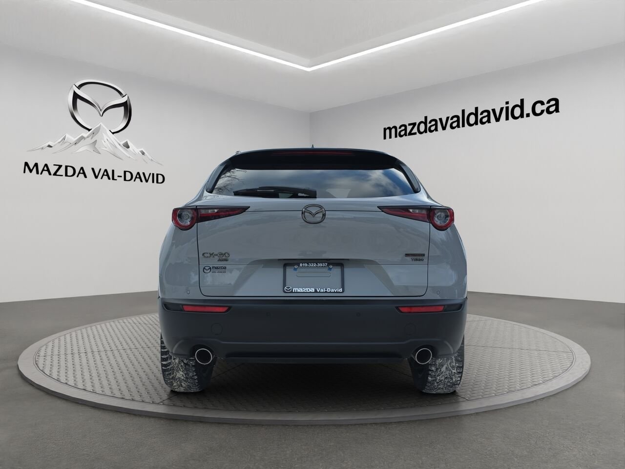2026 Mazda CX-30 GT turbo, awd, toit ouvrant, Écran 360 degré, Navigation, chargeur sans fil pour cellulaire Aero Grey Metallic Val-David - photo #17