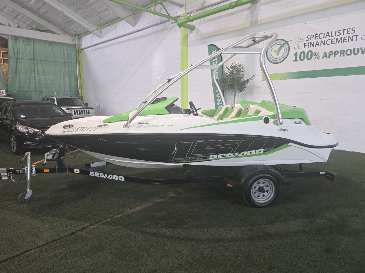 2012 Sea-doo Speedster 150 Green  - photo #2