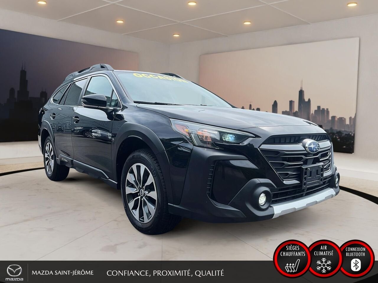 Subaru Outback Limited | TOIT OUVRANT | CUIR | AWD | 2023 Noir Saint-Jérôme - photo #3