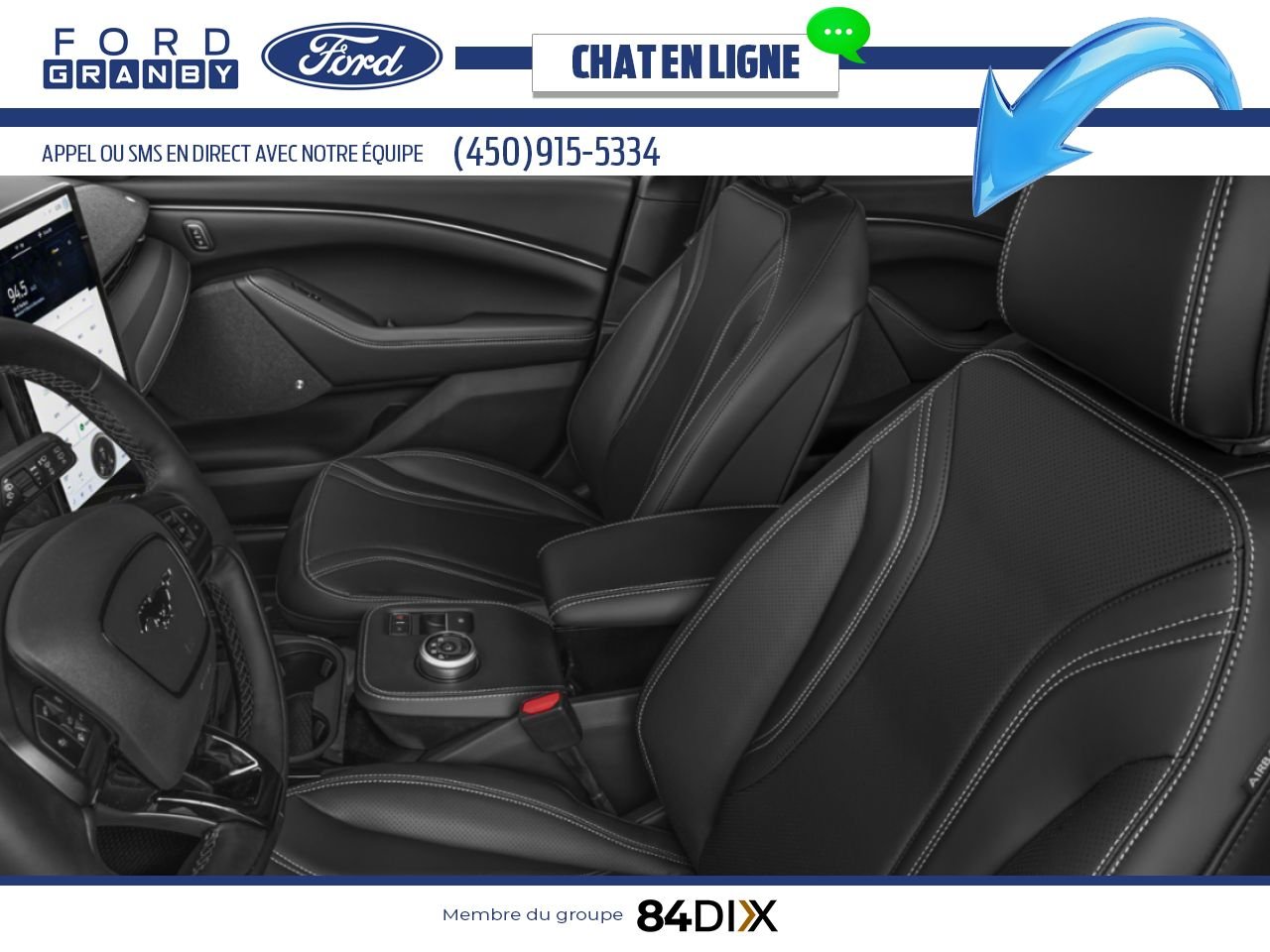 Ford Mustang Mach-E 2025 Blanc astral métallisé trois couches Granby - photo #8