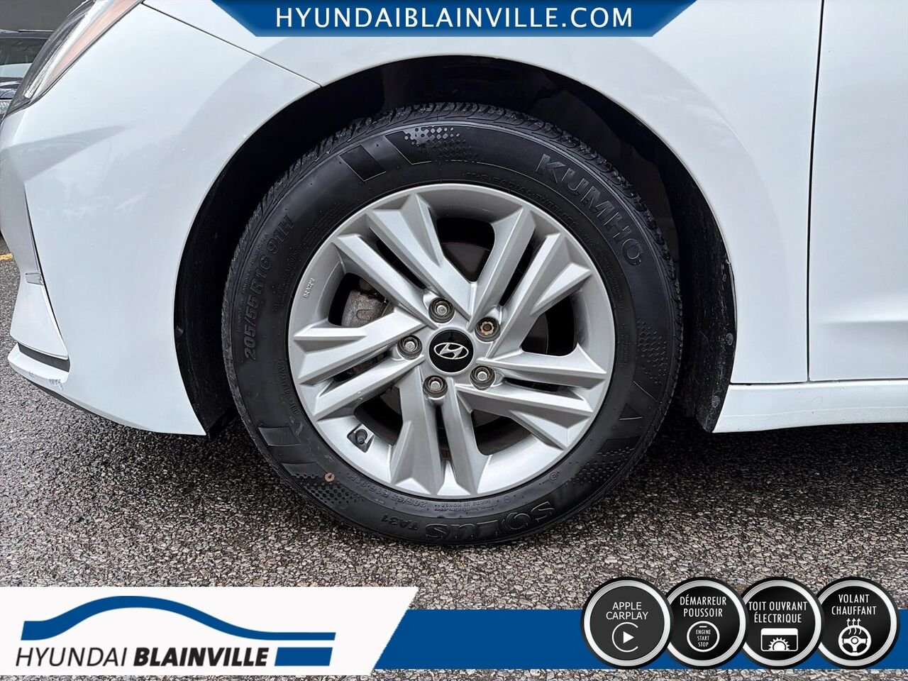 Hyundai Elantra 2020 Blanc Blainville - photo #7