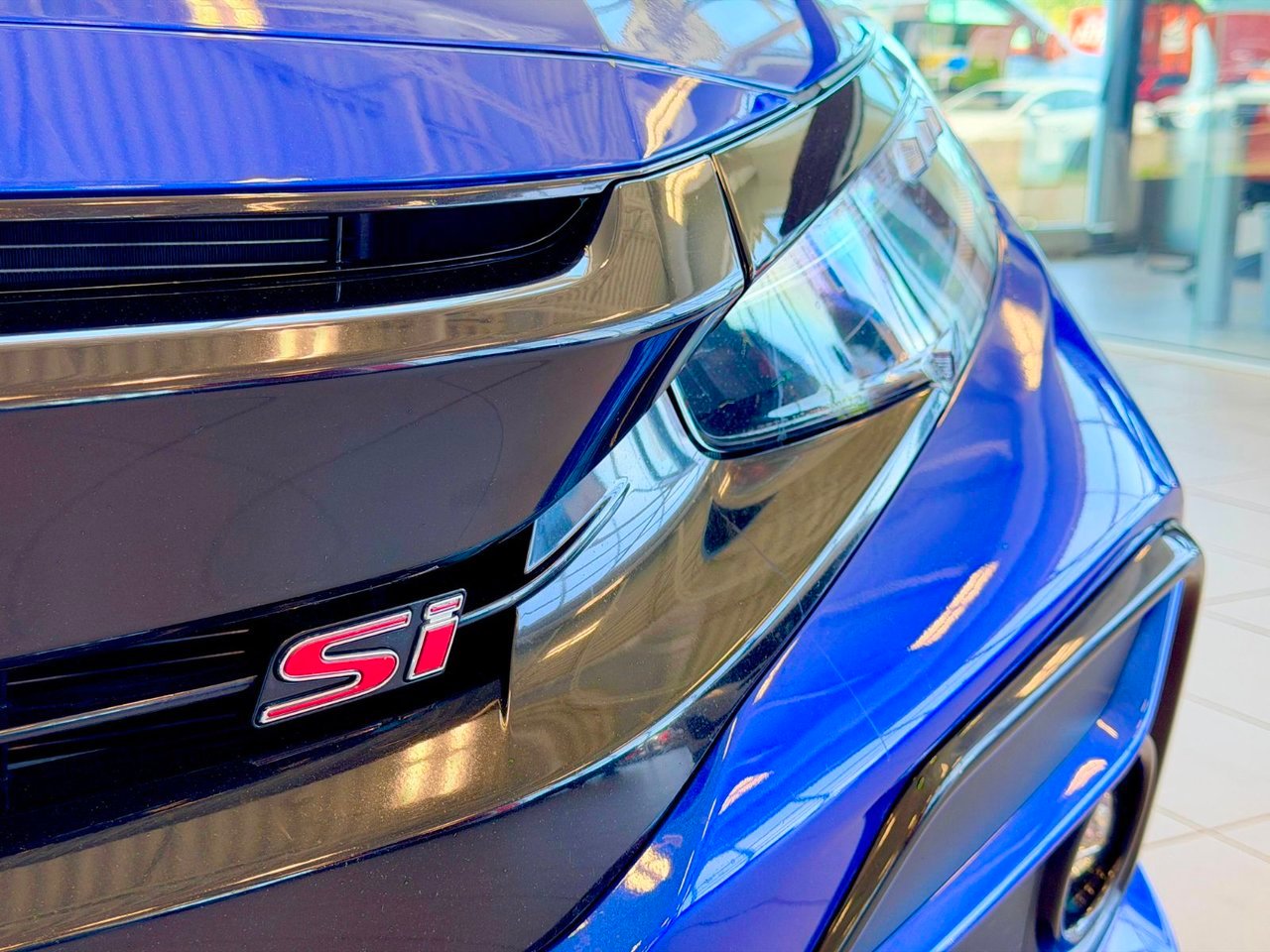 2020 Honda Civic Si Coupe Blue Notre-Dame-des-Prairies - photo #3
