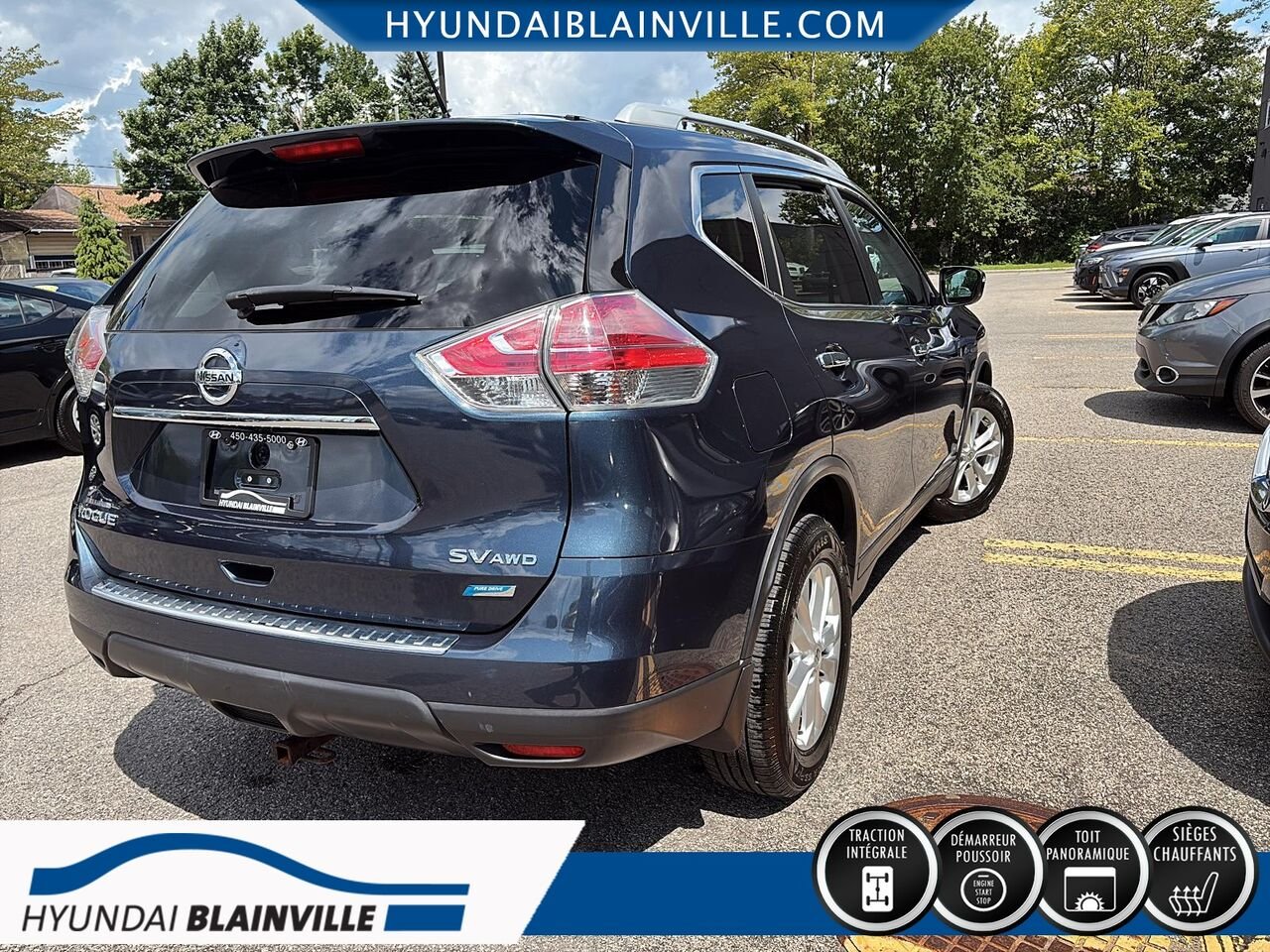 Nissan Rogue 2015 Gris Blainville - photo #3