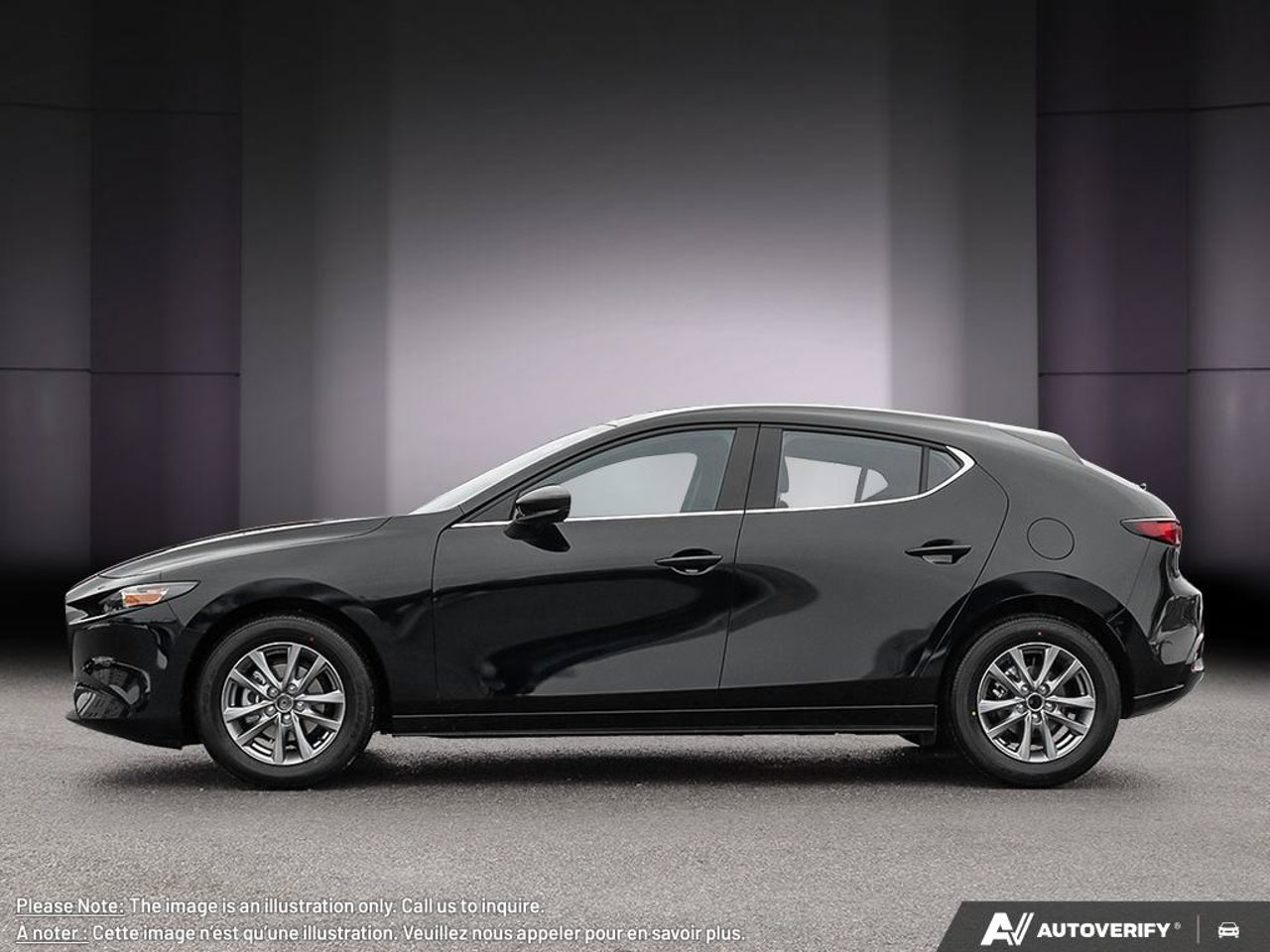 2026 Mazda Mazda3 Sport JM1BPAKL7T1889461 Jet Black Mica Mirabel - photo #2