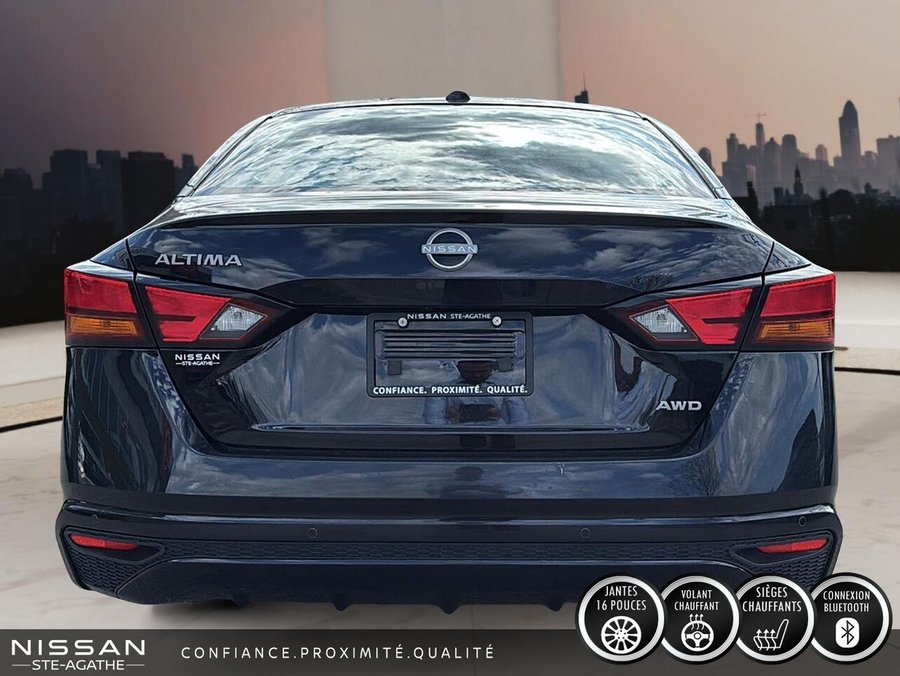 Nissan Altima AWD | DÉRAREUR À DISTANCE | CARPLAY | UN SEUL PROPRIÉTAIRE 2025 Noir