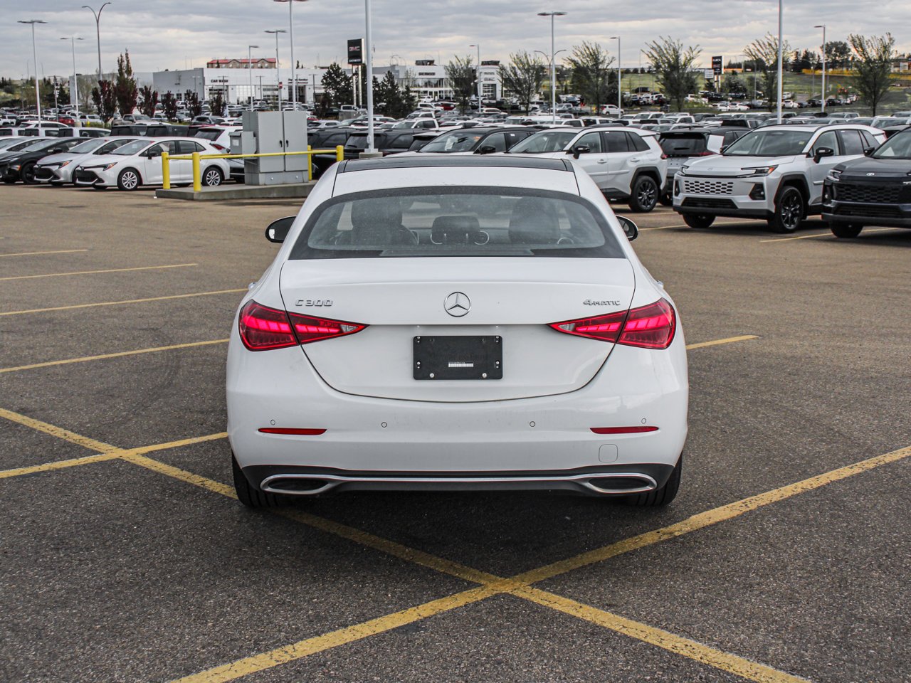 2024 Mercedes-Benz C-Class C 300 4MATIC Sedan White Sherwood Park - photo #6