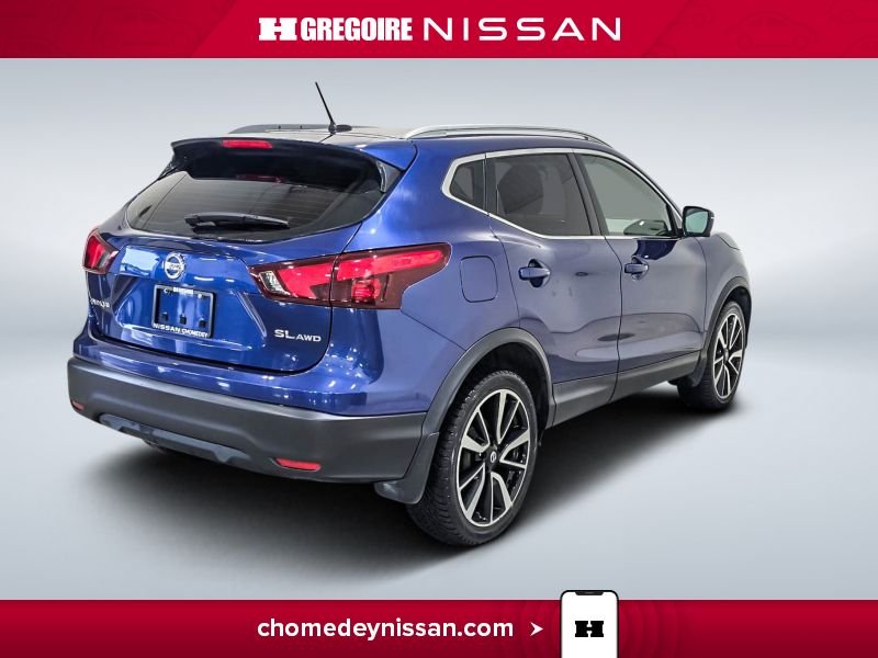 Nissan Qashqai CR7275 | SL * Cuir Beige * Mag * Caméra * Bas KM !! 2018 Bleu Laval - photo #8