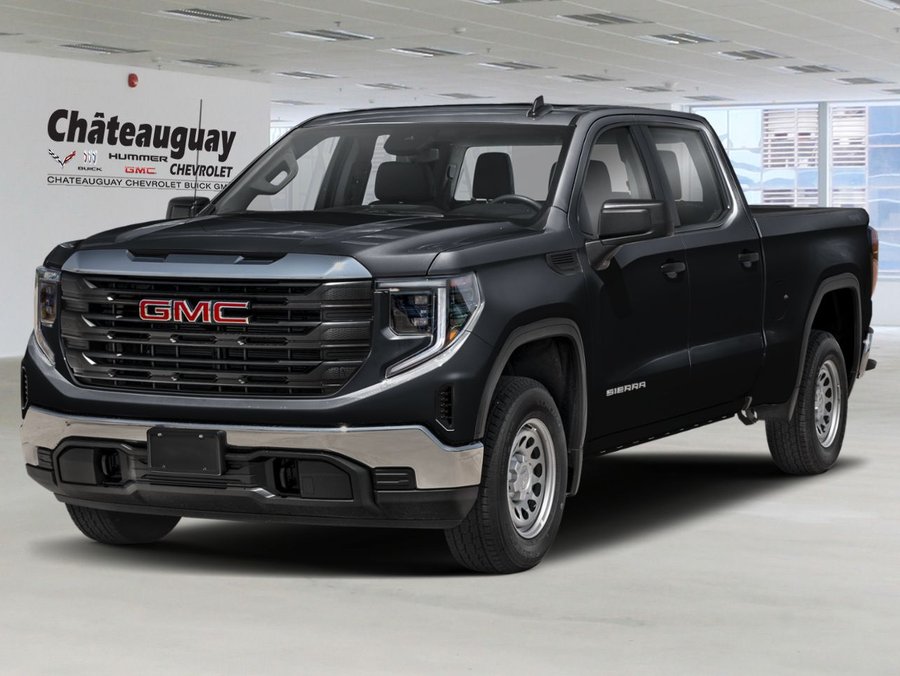 GMC Sierra 1500 Pro cabine multiplace 4RM 147 po 2026 Noir onyx