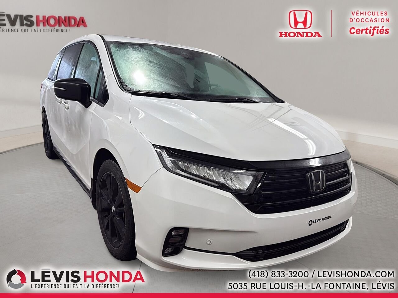Honda Odyssey Black Edition Black Edition BA 2023 Blanc Lévis - photo #4