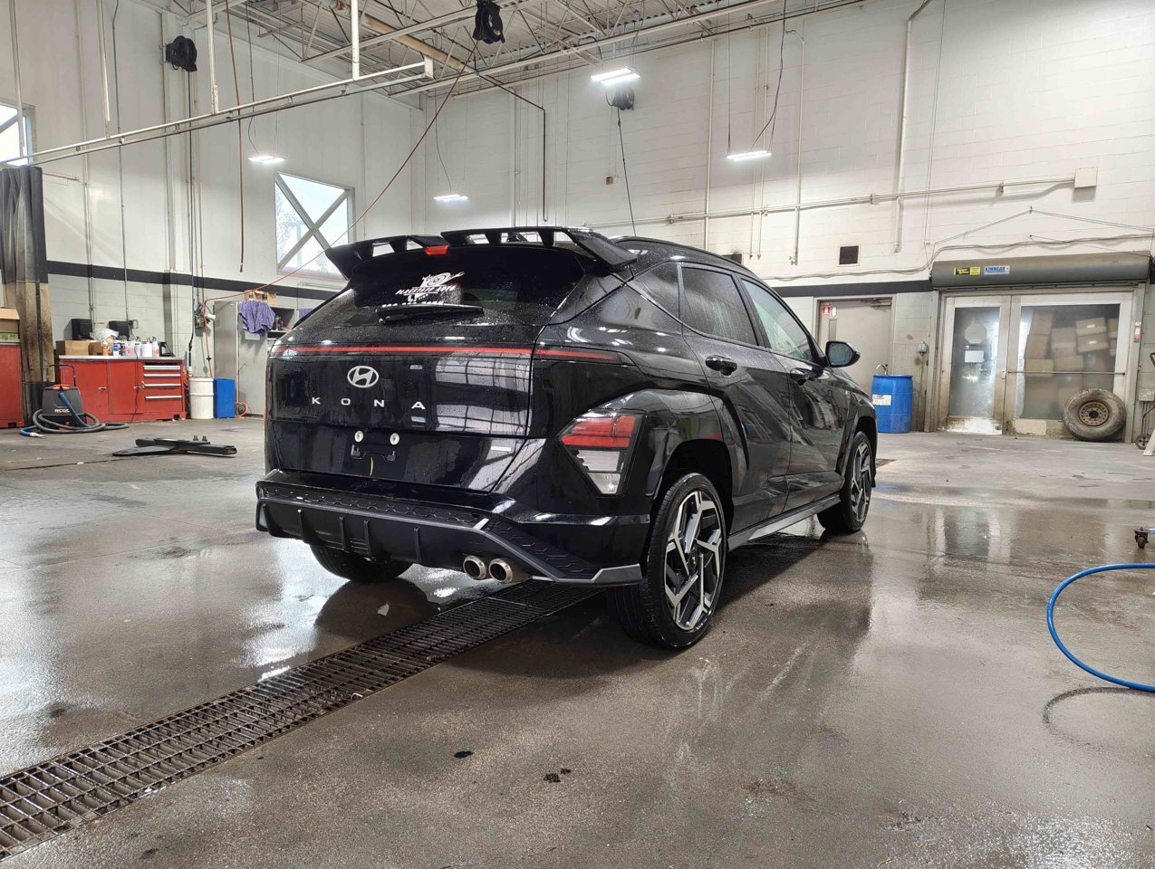 2024 Hyundai Kona 1.6T N Line AWD Black Sherwood Park - photo #5
