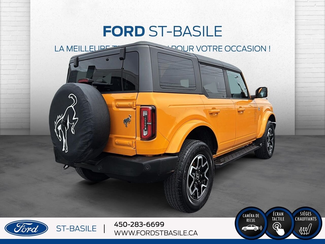 2022 Ford Bronco Orange Saint-Basile-le-Grand - photo #7